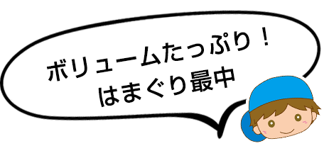 ボリュームたっぷり!はまぐり最中