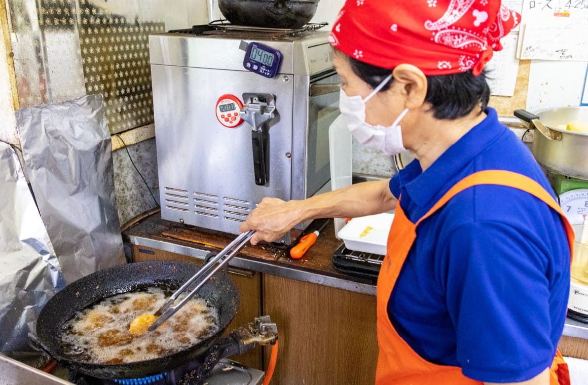 「揚げたてが食べたい!っておっしゃるのよ」