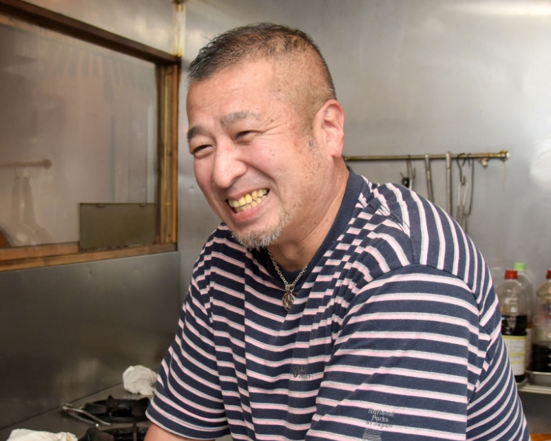 「さむかわ棒コロ喰わせ隊」隊長の渡辺さん