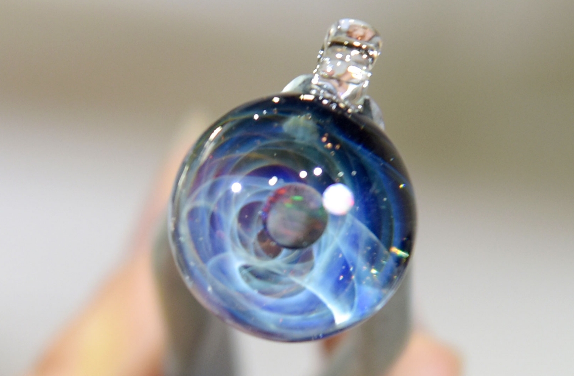 これが「宇宙コース」の作品。きれい！